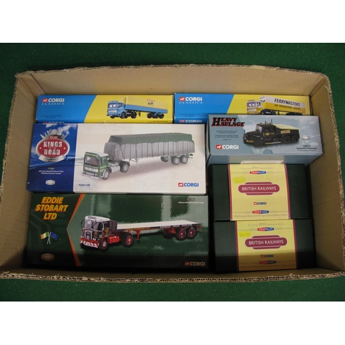 344 - Seven boxed 1:50 scale Corgi classic freight movers to include: British Railways Thames trader and S... 