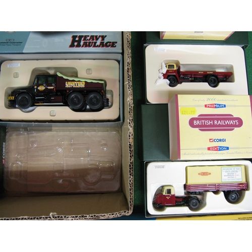 344 - Seven boxed 1:50 scale Corgi classic freight movers to include: British Railways Thames trader and S... 