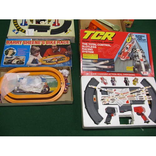 382 - Group of four racing or driving based games to comprise: Matchbox Steer-n-go, Matchbox Powertrack Ra... 