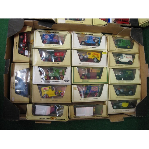 388 - Two boxes of approx twenty six Matchbox Models Of Yesteryear in yellow boxes together with approx tw... 