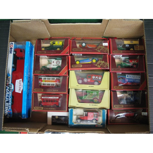 409 - Box of approx twenty one boxed 1990's Corgi and 1980's Models Of Yesteryear