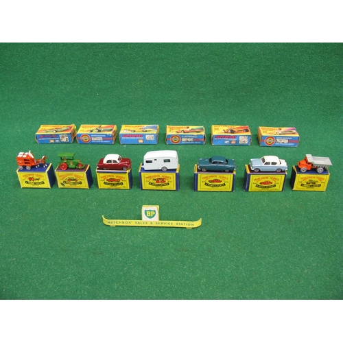 432 - Seven boxed Amoko Lesney Matchbox vehicles Nos. 1,6,7,22,23,33 & 43 (No. 1 is missing one end flap),... 