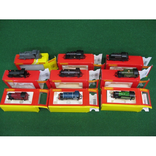 468 - Nine boxed, used, Hornby OO scale steam tank locomotives to comprise: Collectors Club 0-4-0T locomot... 