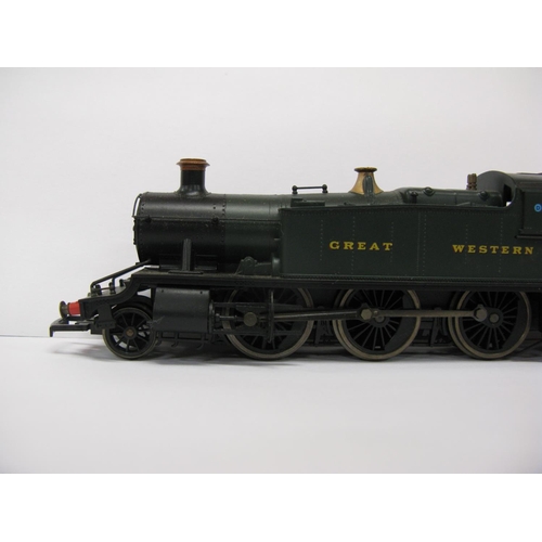 481 - Three loose, used, Hornby OO scale GWR green steam locomotives to comprise: Dean Goods 0-6-0 with te... 