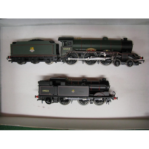 486 - Two loose, used, Hornby OO scale steam locomotives  to comprise: B17 4-6-0 with tender No. 61648 Ars... 