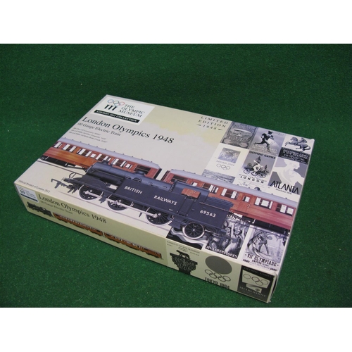 488 - 2012 Hornby OO scale Limited Edition boxed London Olympics 1948 train set containing: N2 0-6-0T in e... 