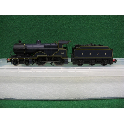 492 - Two Hornby OO scale steam locomotives to comprise: 2002 2P 4-4-0 tender drive No. 46 in S&DJR Prussi... 