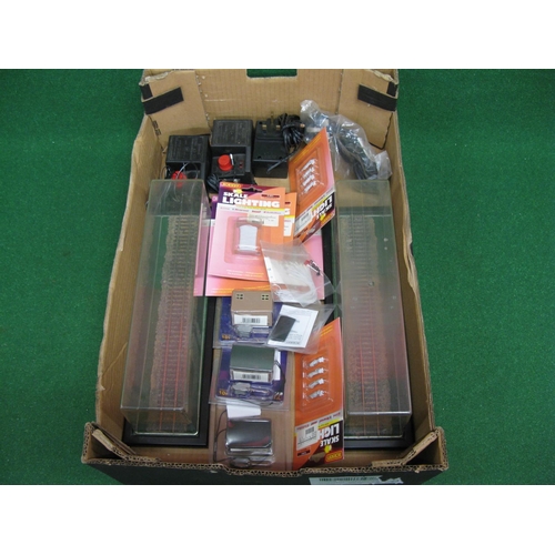 511 - Quantity of model railway electrical items, mostly still packaged, to include: lighting, sounds, gra... 