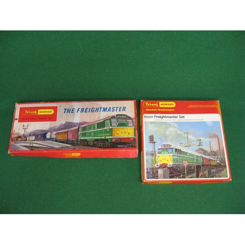 523 - Two different Triang/Hornby OO scale Freight Master sets: RS651 contains Class 31 D5572 in late BR g... 