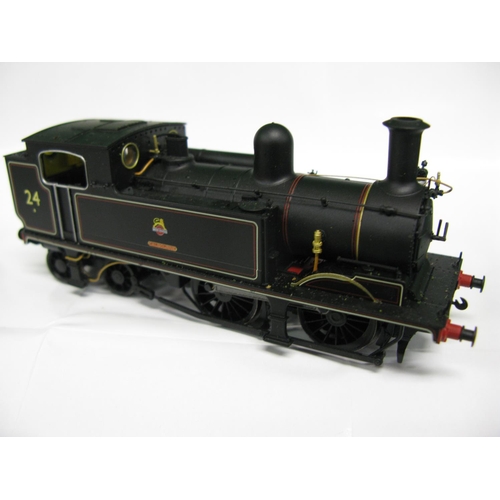 533 - Boxed Kernow Model Rail Centre OO scale version of Adams 02 0-4-4T No. 24 Calbourne in early  BR lin... 