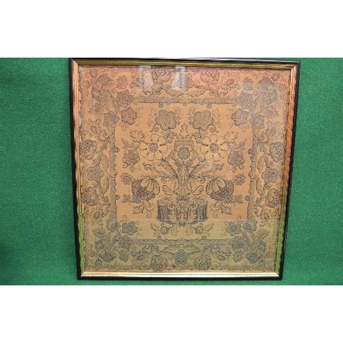 184 - Two floral needleworks in glazed frames - 18.75