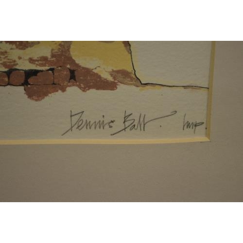 207 - Dennis Ball, AADIPL, ARIBA, MCSD, silk screen entitled Jeddah House, Limited Edition number 2/12 and... 