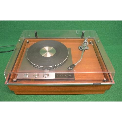 378 - Garrard 401 SME cased record deck with SME Model 3012 arm (broken stylus and needle missing) togethe... 