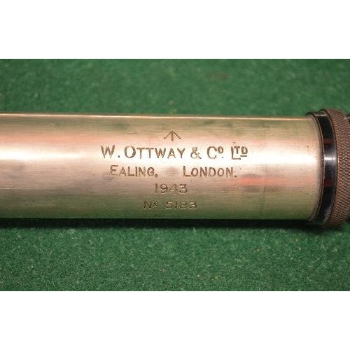 413 - H Hughes & Son Ltd, London EC3 telescope stamped 13\297\937 together with a W Otway & Co Ltd, Ealing... 