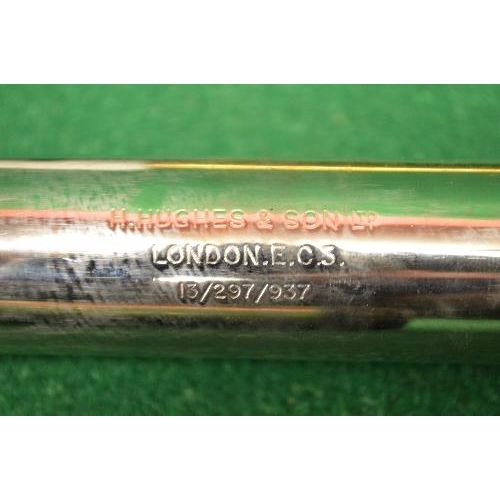 413 - H Hughes & Son Ltd, London EC3 telescope stamped 13\297\937 together with a W Otway & Co Ltd, Ealing... 