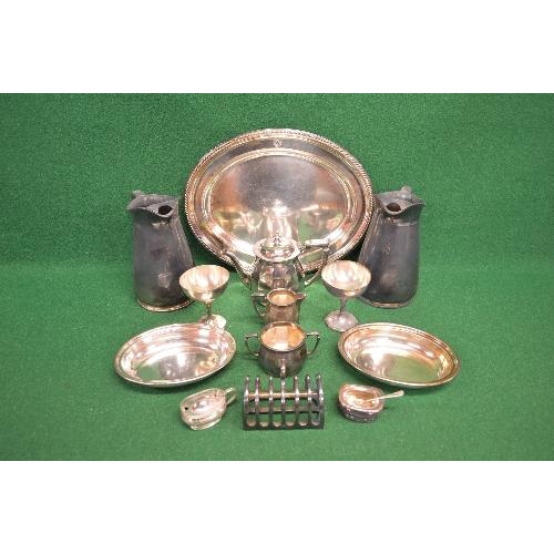 436 - Large collection of New Zealand Shipping Company silver plate to include: water jugs, teapots, three... 