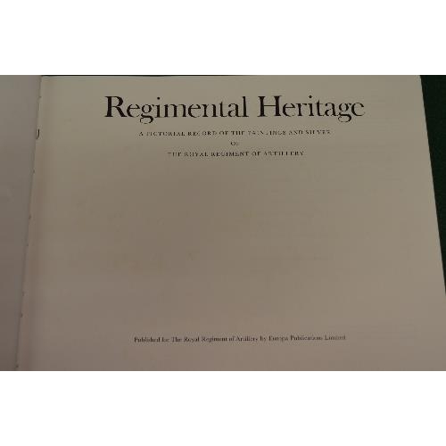 456 - Single volume of Regimental Heritage published 1984 for the Royal Regimental Artillery, landscape fo... 