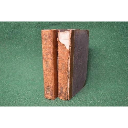 462 - Two volumes of Relics Of Ancient English Poetry dated 1794 in half leather bindings with gilt letter... 