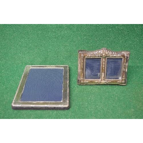 501 - Silver photograph frame, marked for London - 4.5