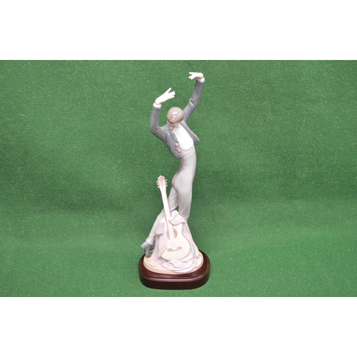 353 - Lladro figure entitled Spanish Dancer No. 6444, standing on an oval wooden plinth - 20