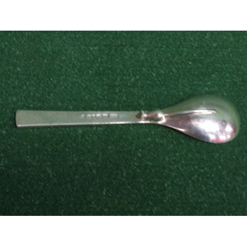 481 - Guild Of Handicraft silver spoon having mouse to underside, marked for London and also bearing the M... 