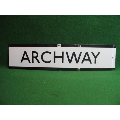 171 - London Underground enamel tunnel frieze section for Archway on the Northern Line - 38