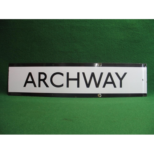 171 - London Underground enamel tunnel frieze section for Archway on the Northern Line - 38