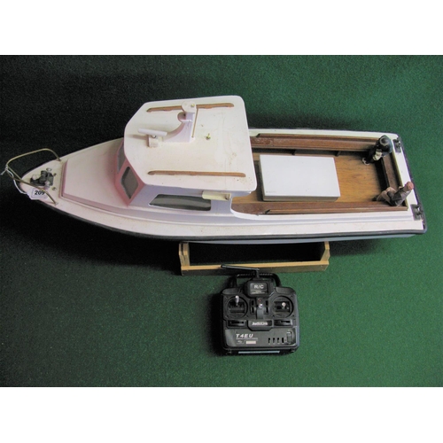 209 - Billy-Boy, a hand built radio controlled model of an open backed mackeral fishing/sightseeing boat w... 