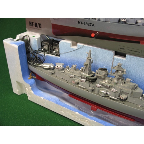 224 - Plastic 1:360 scale radio controlled battleship - 28