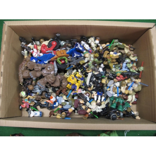 306 - Box of loose Star Wars Galactic Heros figures - average size 2.5