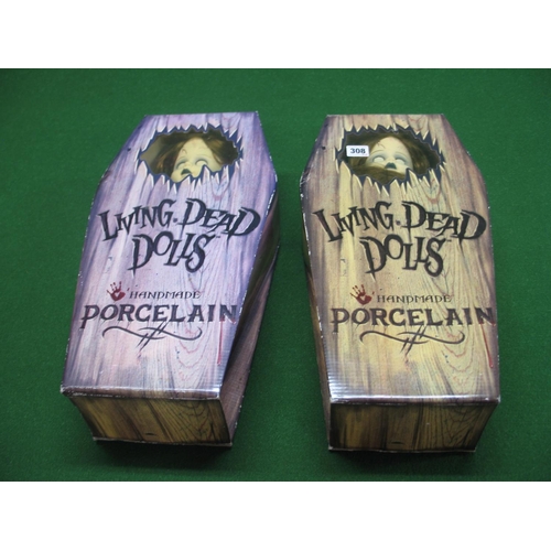 308 - Two handmade porcelain Living Dead Dolls from Mezcotoys, both boxed - 19