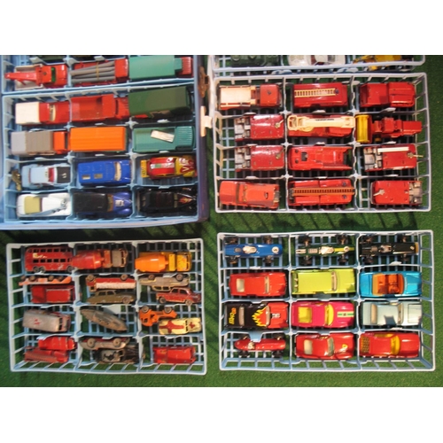 344 - Matchbox Collectors Case 41 with eight trays containing approx 100 die cast vehicles: Matchbox, Whiz... 