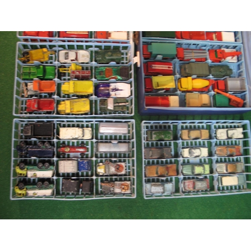 344 - Matchbox Collectors Case 41 with eight trays containing approx 100 die cast vehicles: Matchbox, Whiz... 