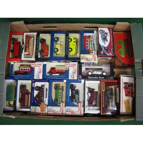 351 - Thirty nine diecast model vehicles from Days Gone, Matchbox, Atlas and New Ray, all boxed