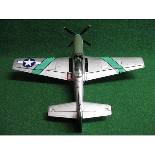 367 - Boxed Corgi diecast 1:32 scale detailed model of a P51D Mustang with stand - 14