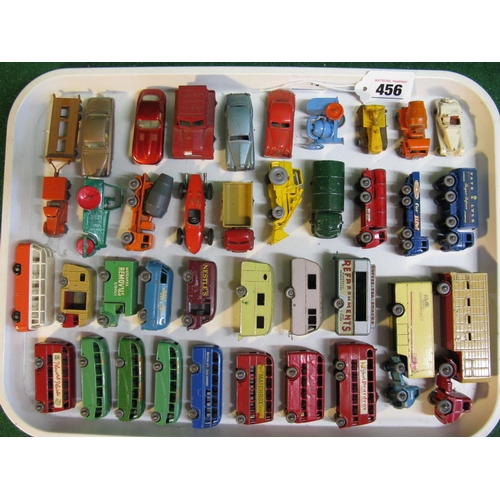 456 - Approx thirty eight loose early Lesney/Matchbox vehicles to include: Ever-ready and Tate & Lyle eigh... 