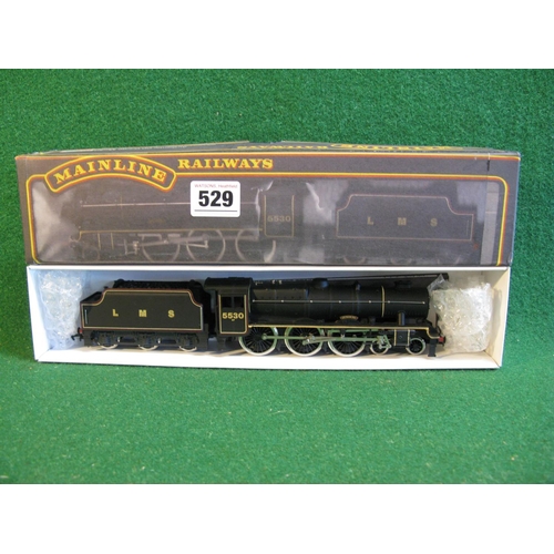 529 - Mainline Railways boxed (home-made) 1980 Rebuilt Patriot 4-6-0 tender locomotive No. 5530 Sir Frank ... 