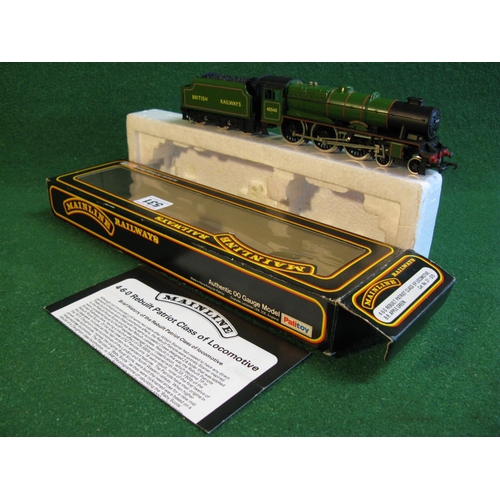 531 - Mainline Railways boxed 1980-1981 Rebuilt Patriot Class 4-6-0 tender locomotive No. 45540 Sir Robert... 