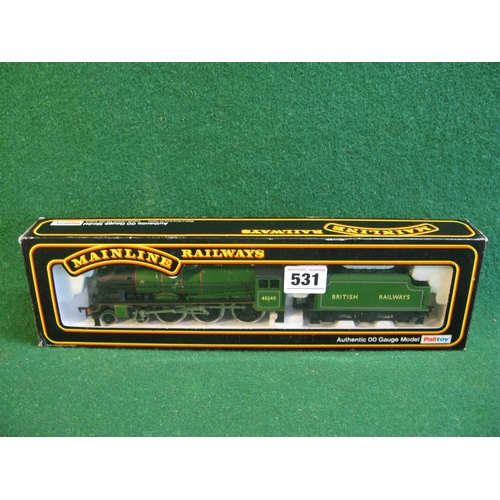 531 - Mainline Railways boxed 1980-1981 Rebuilt Patriot Class 4-6-0 tender locomotive No. 45540 Sir Robert... 