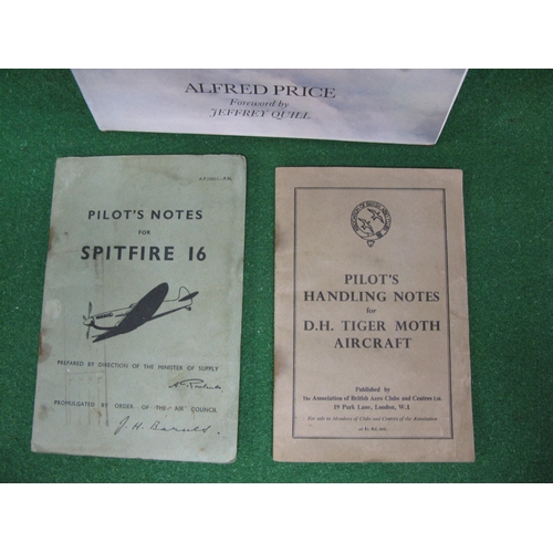 167 - Ministry Of Supply Pilots Notes For The Spitfire 16, Association Of British Aero Clubs - Pilot's Han... 