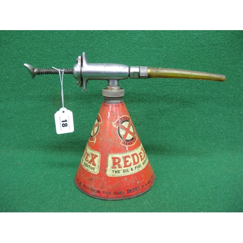 18 - Redex conical oil and fuel additive shot gun - 6.25