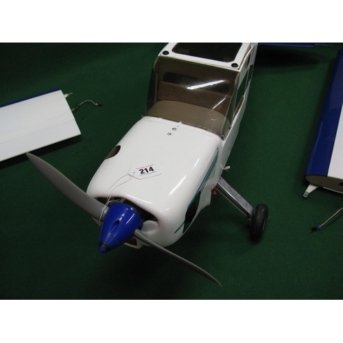 214 - Maule Skyrocket aerobatic radio controlled aircraft, the removable two piece wing measures 74