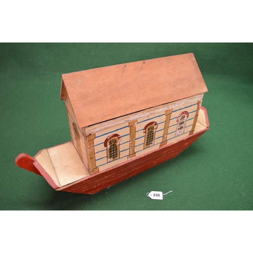 230 - Possibly bespoke wooden Noah's Ark - 29