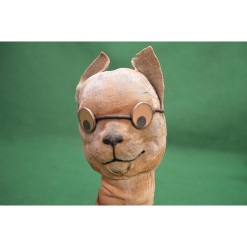 239 - Cat with glasses made by Deans Ragbook Co. Ltd Hygienic Toys Of England together with a Walt Disney ... 