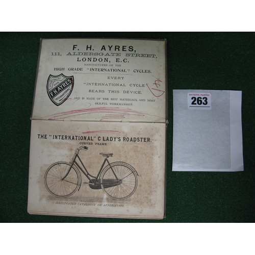 263 - 1897 hardback copy of Cycling by HH Griffin, part of The All England Series including a chapter for ... 