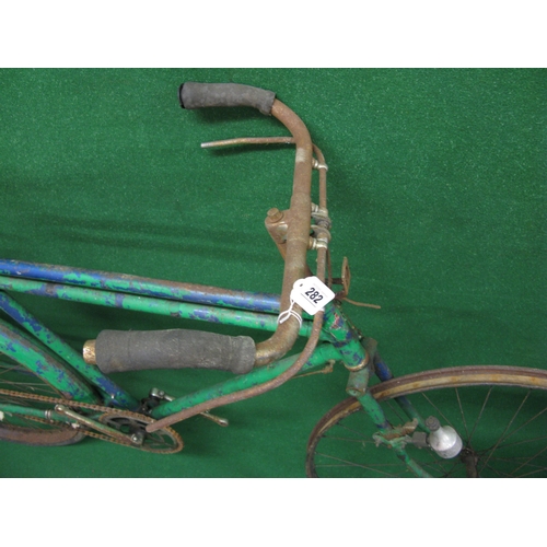 282 - Gentleman's bicycle with double top crossbars (for restoration)