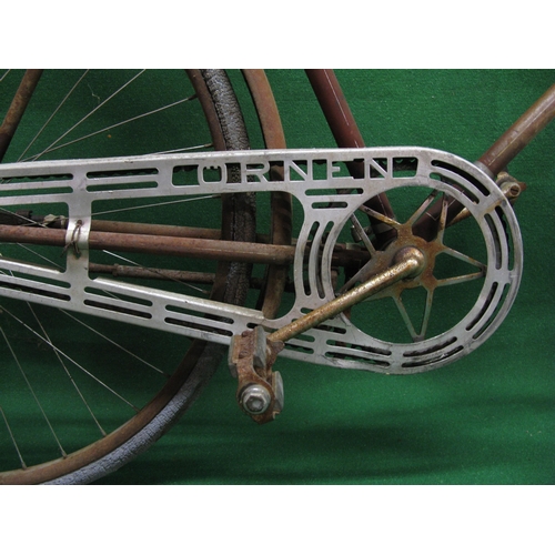 284 - A Swedish made Ornen gentleman's bicycle which was once ornately finished with fully lined paintwork