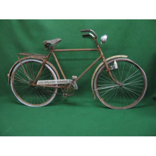 285 - Monark gentleman's bicycle with dynamo headlamp and large rear luggage rack