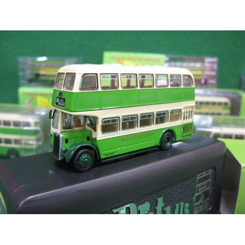 320 - Ten boxed 1:76 scale double deck buses from Britbus to comprise: two Aldershot & District, one Londo... 