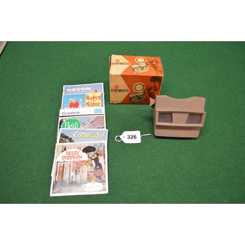 326 - Collection of boxed childrens toys to include: Stacks Builder made in England, Gaf View-master with ... 